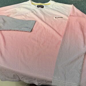 Columbia Men's Pink Gradient Long Sleeve Tee